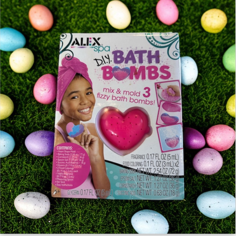 NIB ALEX SPA FIY BATH BOMBS MIX & MOLD 3 FIZZY BATH BOMBS NEW SPA